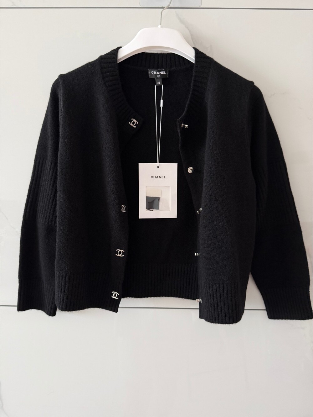 Chanel Black Knit Cardigan